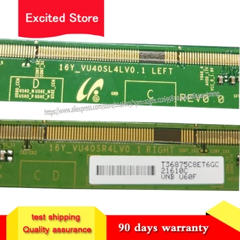

original 1pair/2pcs working 16Y-VU40SR4LV0.1 16Y-VU40SL4LV0.1 LCD Panel PCB Part