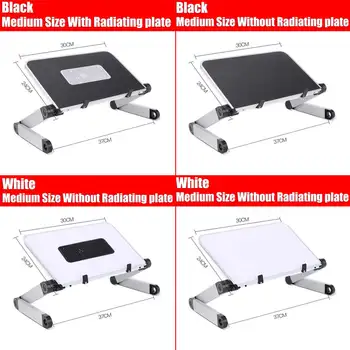 

Adjustable Aluminum Laptop Desk Ergonomic Portable TV Bed Lapdesk Tray PC Table Stand Notebook Table Desk Stand