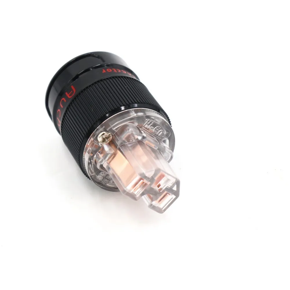 15A/240 В Hifi позолоченный US/AU/EU разъем питания+ IEC гнездовой разъем AC шнур питания Вилки для кабеля 8 мм-18 мм кабель питания