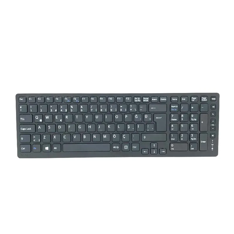 Replacement Original New Black Keyboard for Sony Vaio VGP-WKB15  1-492-607-11 TR