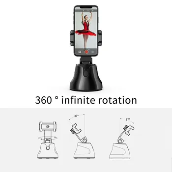 

Smart phone universal joint 360 degree face photo tracking mobile phone for Vlog real-time video recording