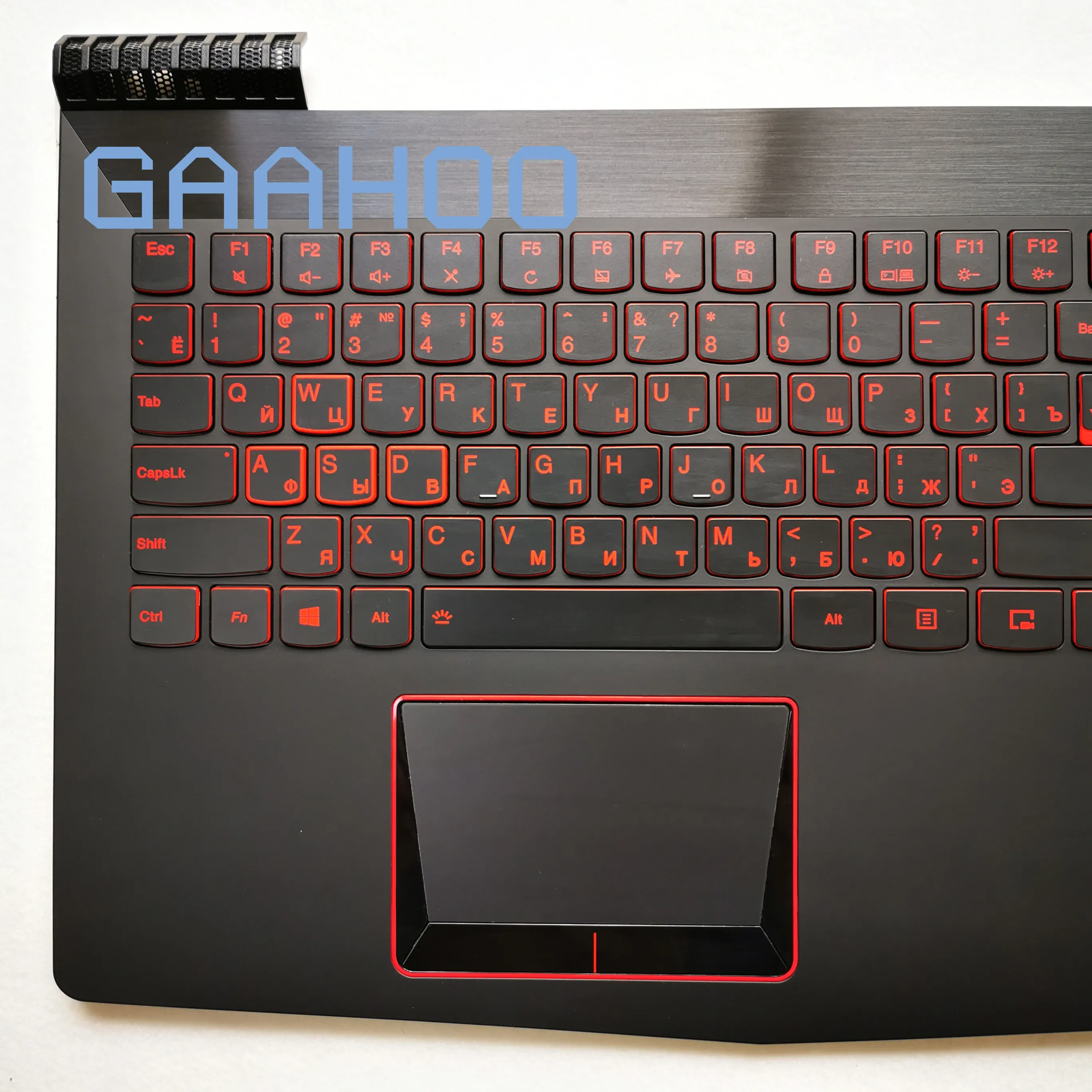 RU русская клавиатура с подсветкой чехол для lenovo Legion R720 Y520 R720-15IKB Упор для рук верхний чехол с красной клавиатурой и тачпадом