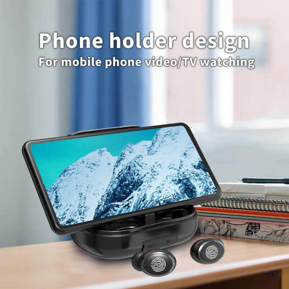 V11 TWS Bluetooth 5,0 беспроводные стерео музыкальные наушники с шумоподавлением IPX7 водонепроницаемые спортивные наушники с зарядным устройством