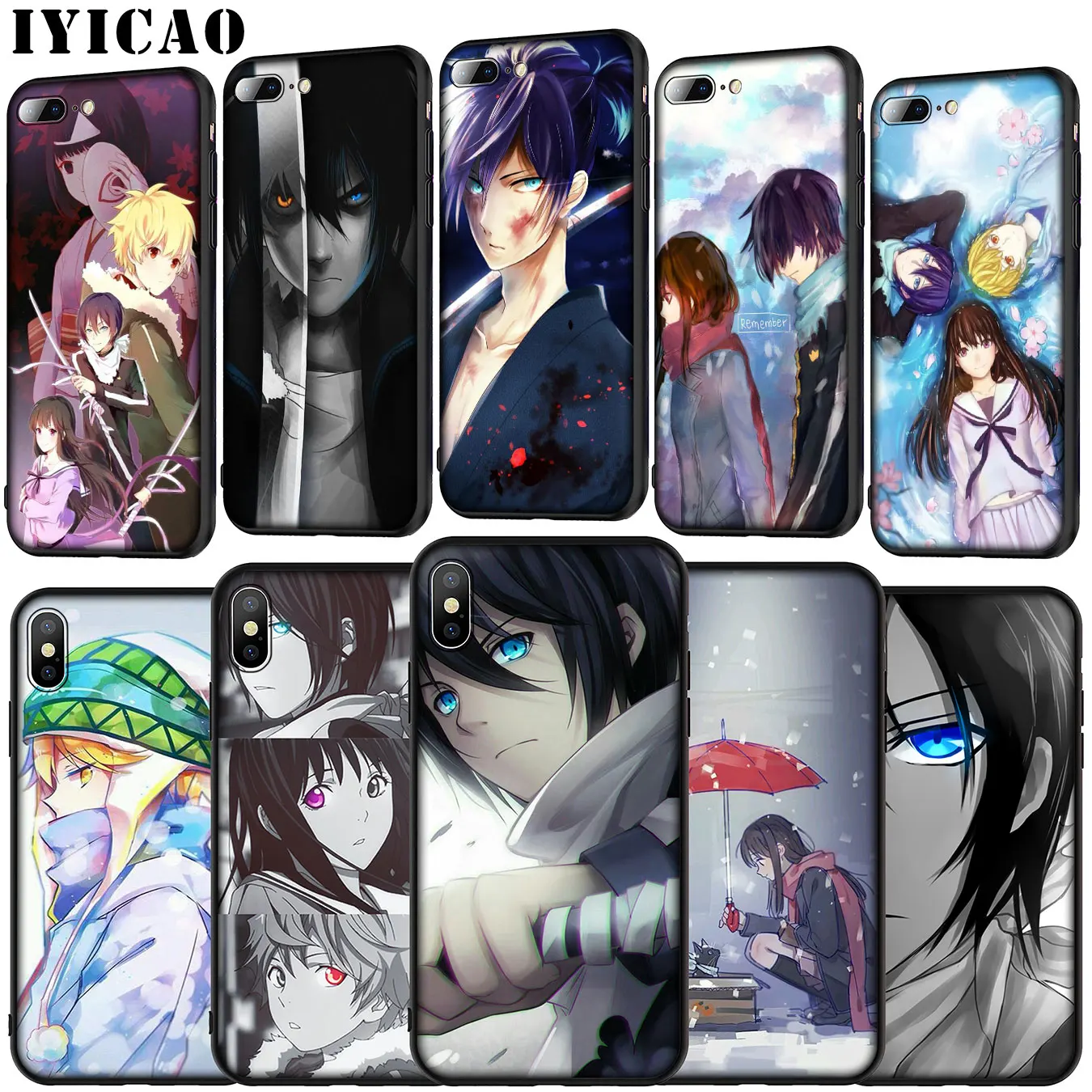 IYICAO Мягкий силиконовый чехол с аниме Noragami для Huawei P30 P20 Pro P10 P9 Lite Mini 2017 2016 P Smart Z Plus 2019