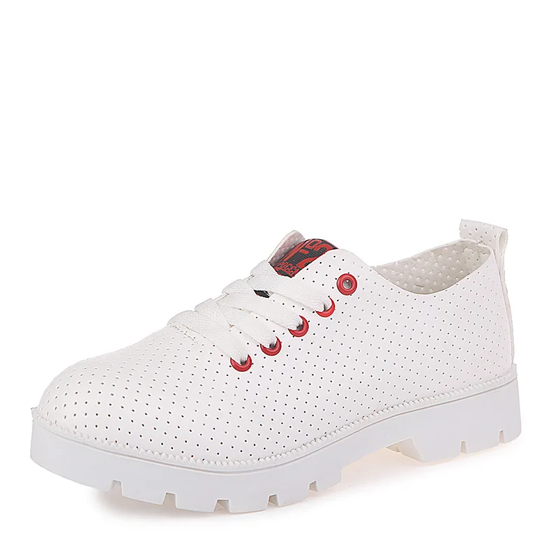 

Couple Flat Shoes 2020 Spring Autumn New Fashion Breathable Lace Up White Flats Shoe Women Large Size Sports Casual Men Sneakers