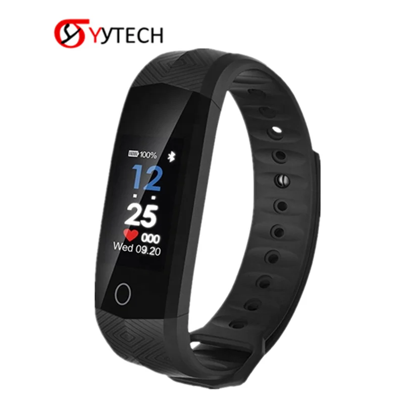 SYYTECH цветной экран CD02 умный браслет ЖК-экран Bluetooth мониторинг сердечного ритма спортивный Шагомер Умные часы браслет