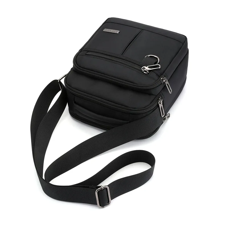 

Simple Casual Large-Volume Shoulder Bag Men's Business Nylon Bag Versitile Fashion Nursing Travel One-Shoulder Handbag
