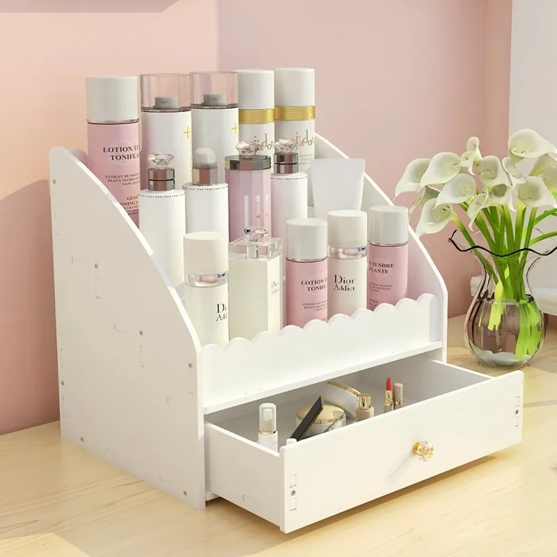 Ящик для хранения косметики Настольный ящик губная помада стойка туалетный