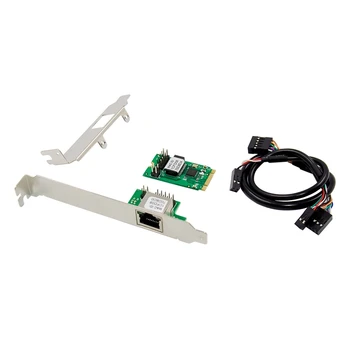 

Mini PCI-Express Gigabit Ethernet Adapter Single Port RJ45 Port 10/100/1000 RTL8111F Chipset Network LAN Controller