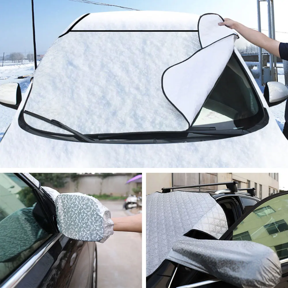 Автомобильный солнцезащитный чехол autos универсальный защитный на лобовое стекло