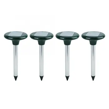 

Solar Rodent Repellent 4Pack Solar Power Ultrasonic Sonic Mouse Mole Pest Rodent Repeller Repellent