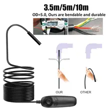 Беспроводной эндоскоп 2mp 1200P компьютеры видео в режиме реального времени для чистки ушей инструмент для камеры ухочистка бороскоп HD эндоскоп с поддержкой Wifi