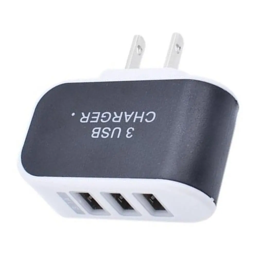 3 порта 3.1A тройной USB порт настенный домашний дорожный адаптер переменного тока