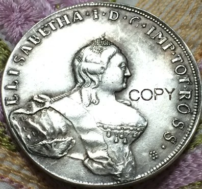 

wholesale 1756 russian copy coins 100% coper manufacturing old coins