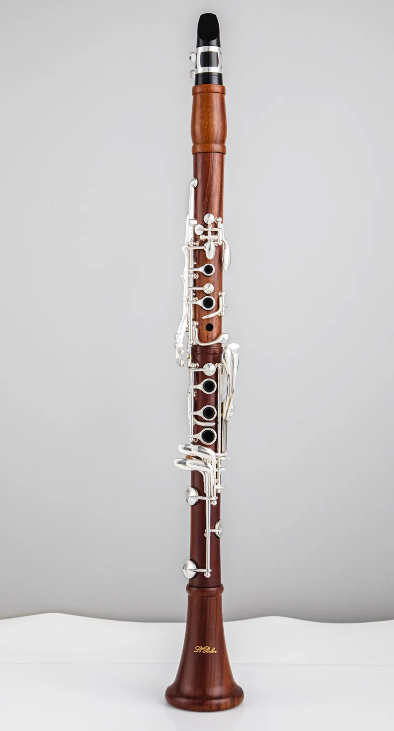 Ilbelin New Professional Clarinet Rosewood Wood Body Silver Plated Key Bb Key 17 key et Keys