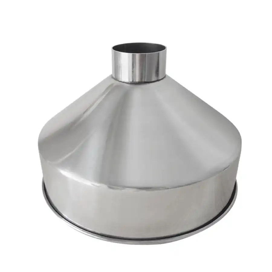 304 stainless steel large wide bore large funnel grain food industrial