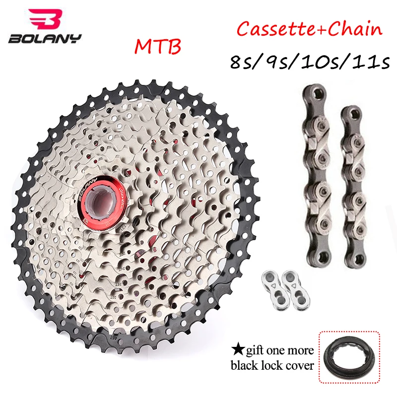 Кассета BOLANY MTB 8s 9s 10s 11 скоростной маховик 40/42/46/50T с 8 цепной рычаг переключателя