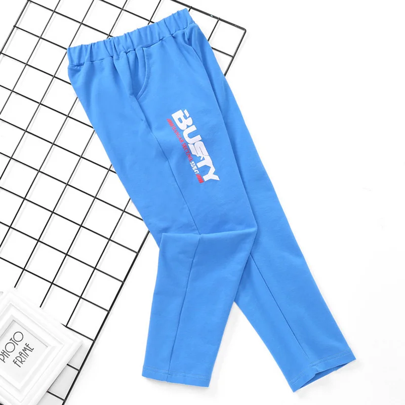 Детские штаны повседневные штаны для мальчиков от 3 до 13 лет одежда для детей длинные хлопковые брюки для мальчиков детская одежда для мальчиков весенние спортивные штаны - Цвет: P2099-blue