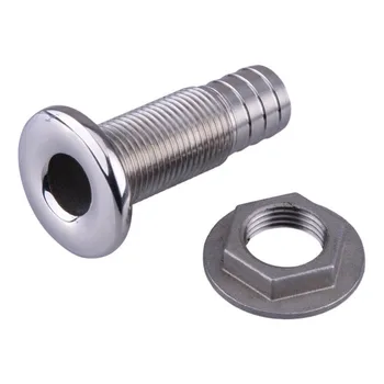 

Stainless Steel 1/2'' Thru Drain Joint For Marine Boats/Yachts Barb Connector