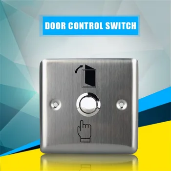 

newHot sale Convenient Stainless Steel Switch Panel Door Exit Push Home Release Button Access Control K14 Gate Opener Access
