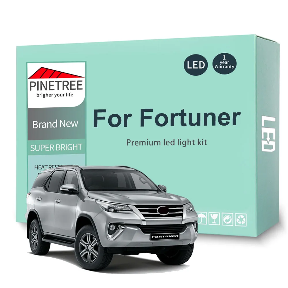 Светодиодная лампа для освещения салона автомобиля Комплект Toyota Fortuner MK1 MK2 2005-2012