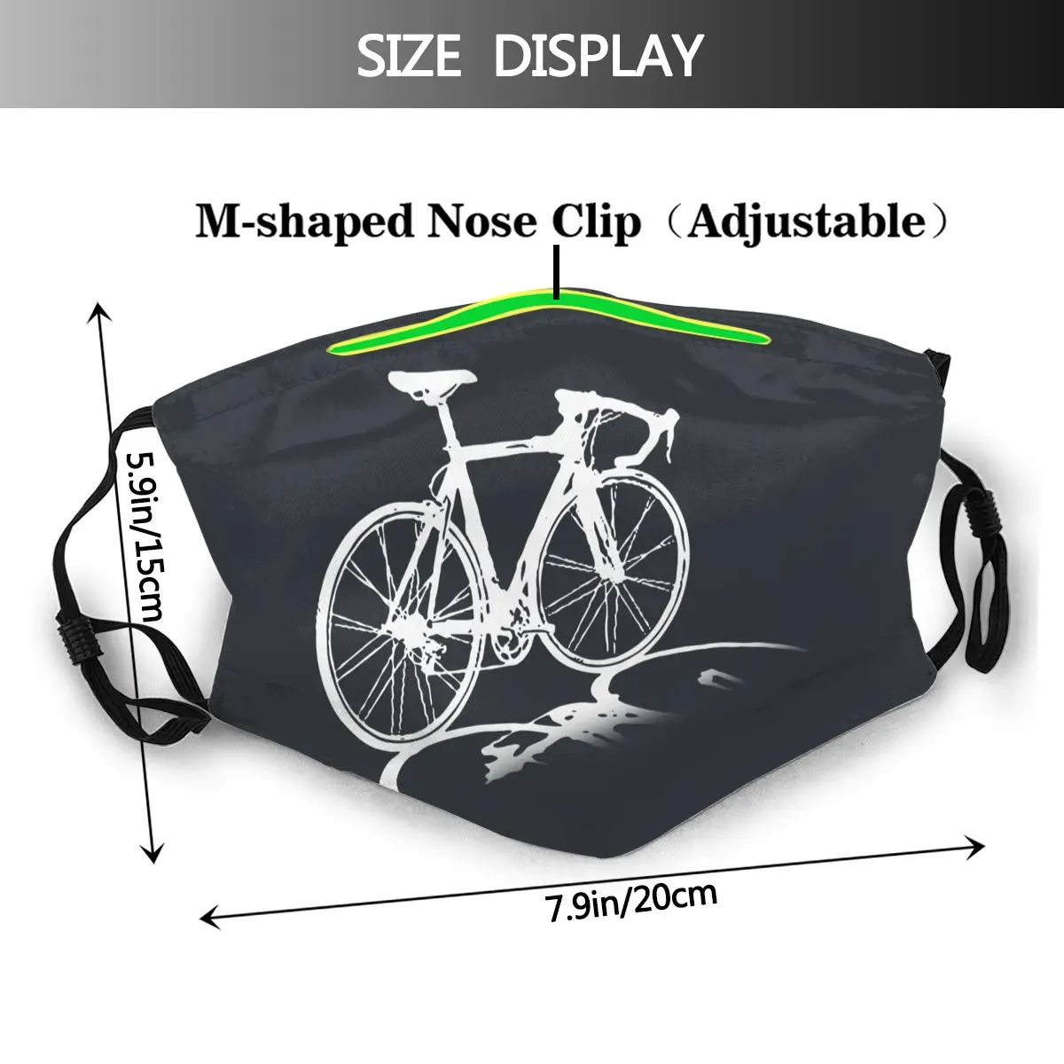 M scara facial reutilizable para ciclistas y ciclistas m scara a prueba de polvo cubierta de