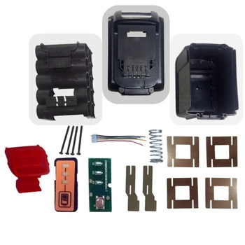 

for Dewalt 20V Li-Ion Battery Replacement Plastic Case Kit,DCB200 DCB180 DCB181 Li-Ion Battery Shell (No Battery Cell)