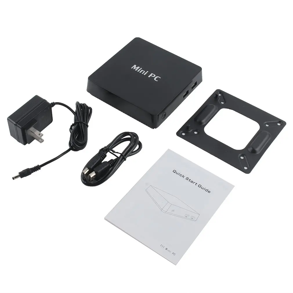 

T11 mini host 4G+64GG dual frequency 2.4G & 5.8G Quad core WIFI 4.2 MINI PC Media Player TV Box