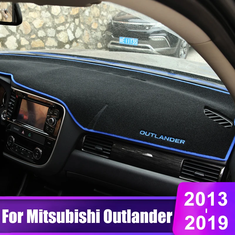 

For Mitsubishi Outlander 2013 2014 2015 2016 2017 2018 2019 Car Dashboard Cover Mats Avoid Light Pad Sun Shade Desk Carpets