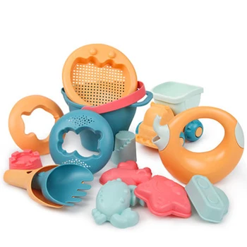

Cartoon Colorful Seaside Beach Toys Set Summer Kids Baby Truck Non-toxic Gift Cute Outdoor Games Water Play Smooth Edge Sandbox