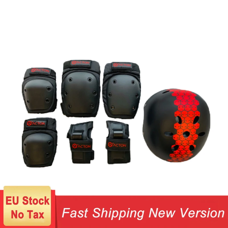 

ACTON Cycling Sports Helmet Elbow Knee Pad Glove Wrist Guard Set Gear Set Protective Outfit for electric Balanced scooter