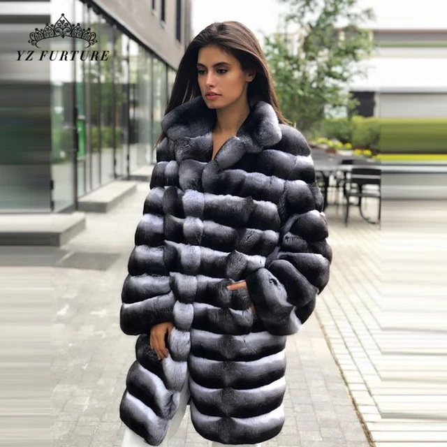 Luxury Oversized Crystal Fox Fur Collar Whole Fur Rex Rabbit Fur Coat  Rabbit Fur Loose Coat Autumn And Winter New Style Customiz - AliExpress