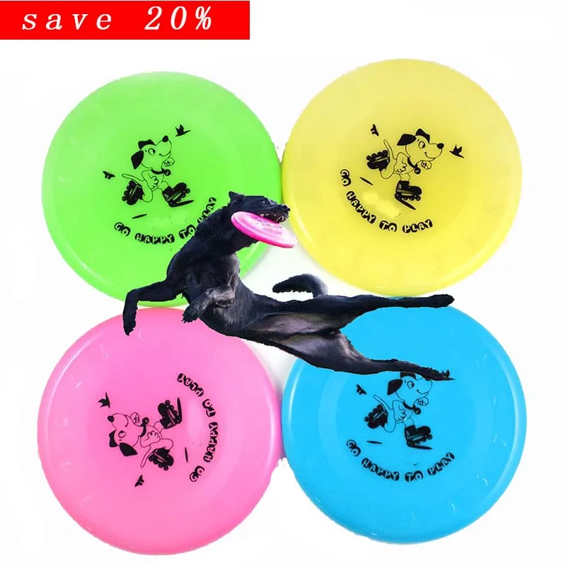 1pcs Plastic Flying Saucer Dog Toy Pet Game Flying Discs Resistant Chew Funny Puppy Training Toy Interactive Partner Pet Shop7