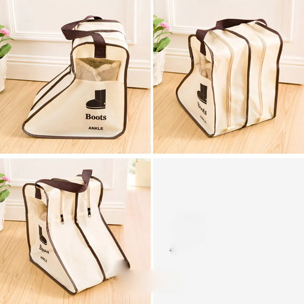 Портативная Защитная сумка для хранения высоких сапог Пылезащитная сумка для хранения сапог
