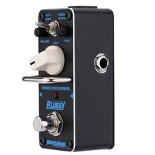 Popular-AROMA ABY-3 guitarra efecto Pedal Bluesy Vintage azul Overdrive Mini simple guitarra eléctrica efecto Pedal