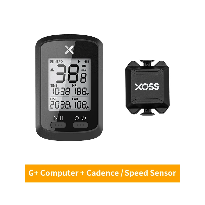 1pcs G plus Computer XOSS велосипедный компьютер, скорость и частота вращения муравья+ Bluetooth велосипед двойной датчик для Strava Garmin iGPSPORT Bryton - Цвет: 1pcs G plus Computer