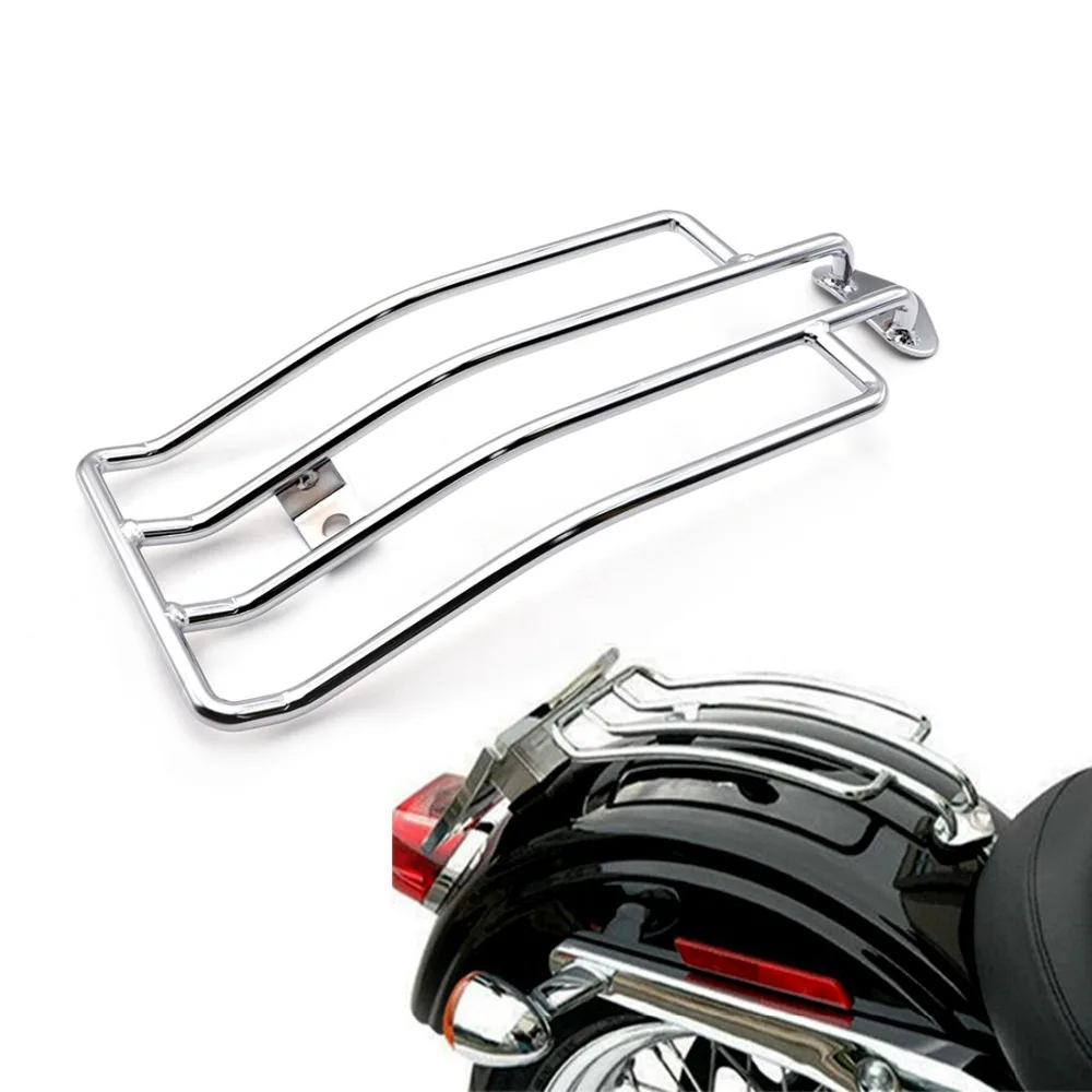 МОТОЦИКЛ хром багажная стойка для склада Solo сиденье подходит для Harley Sportster XL 1985-2003