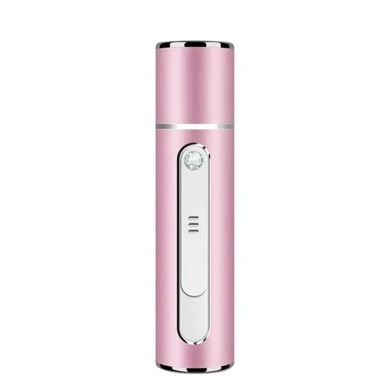 Portable Nano Mist Sprayer Face Body Nebulizer Steamer Moisturizing Skin Care Mini Face Spray Beauty Instruments Device USB - Цвет: Pink