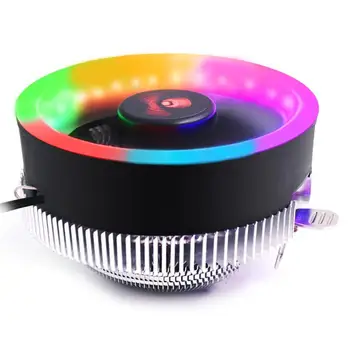 

3PIN 100mm CPU Fan Colorful Light Luminous CPU Cooling Fan Heat Dissipation Computer Processor Fan Accessory