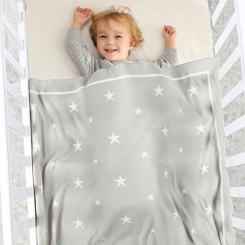 Baby Blanket 100%Cotton Plaid Knitted Newborn Girls Stroller Muslin Swaddle Wrapper Super Soft Infant Boys Bedding Cradle Quilts cotton muslin blanket cotton blanket swaddle blanket cotton swaddle cotton gauze blanket cotton knit blanket knit blanket