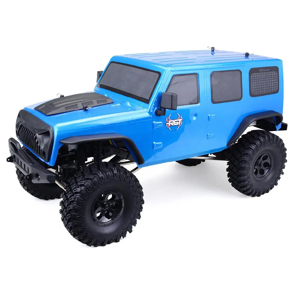 HobbyLane RGT 86100 1/10 2,4G 4WD RC Рок-гусеничный - Цвет: blue