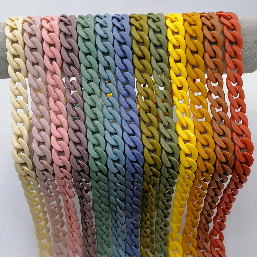 New Fashion Acrylic Glasses Chains Holder Cord Reading Sunglasses Chain Women Largands Eyeglasses Hanging Neck Chain Strap Rope