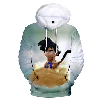 

Fashion youth hoodie 3D printing 7 Dragon Balls male / female 3D hooded sweatshirt anime Harajuku autumn street casual pullover
