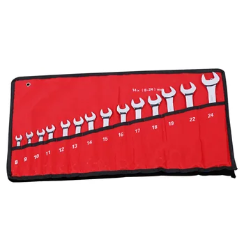 

14pcs Ratchet Handle Wrench Fixed Head Combination Spanner Sets Hand Tools Ratcheting Strap Wrench