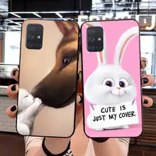 Bonitos animales pintados recién llegados funda negra para teléfono móvil Samsung S20 plus Ultra S7 S6 edge S8 S9 plus S10 5G lite 2020(China)