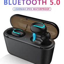 Bluetooth 5,0 наушники TWS беспроводные наушники Blutooth наушники Handsfree спортивные наушники игровая гарнитура телефон PK HBQ