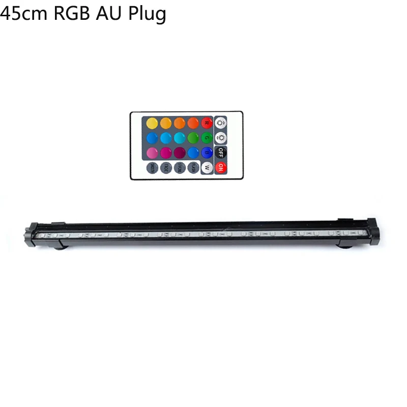 Аквариум светодиодный бар светильник Водонепроницаемый садок для рыбы светильник 23/30/45/52 см подводный Водолей лампа Аквариумы Декор Светильник Инж - Цвет: 11