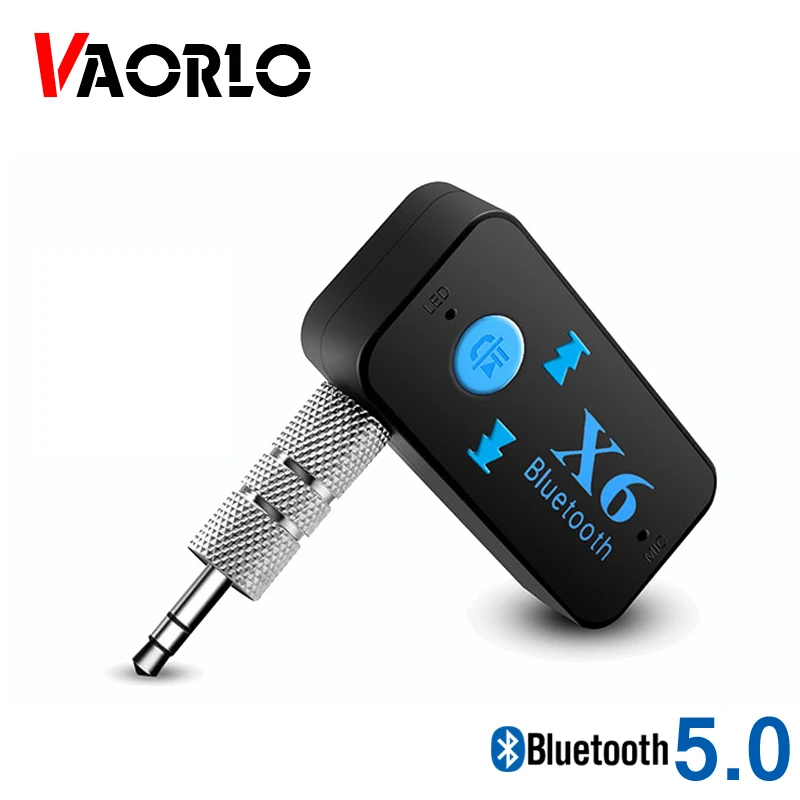 Приемник VAORLO X6 Bluetooth 5 0 Поддержка режима TF карты с 3 AUX аудио адаптером