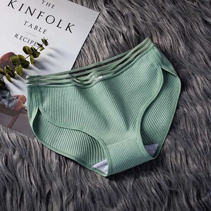 

Bow Triangle Women's Panties Girl Pure Cotton Sexy Lingerie Solid Color Breathable Close Fitting Comfortable Women's Underwear