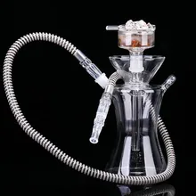 Арабский акриловый прозрачный кальян набор с светодиодный свет Chicha уголь для кальяна Cachimba Shisha аксессуары для трубок